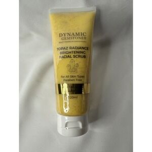 Dynamic Gemstone Topaz Radiance Brightening Facial Scrub 120ml Paraben‎ Free NEW